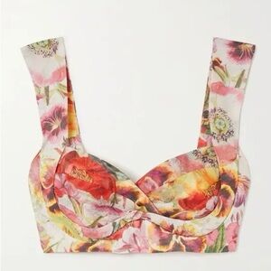 Women’s Zimmermann Floral Crop Top. Size 0. BNWOT.